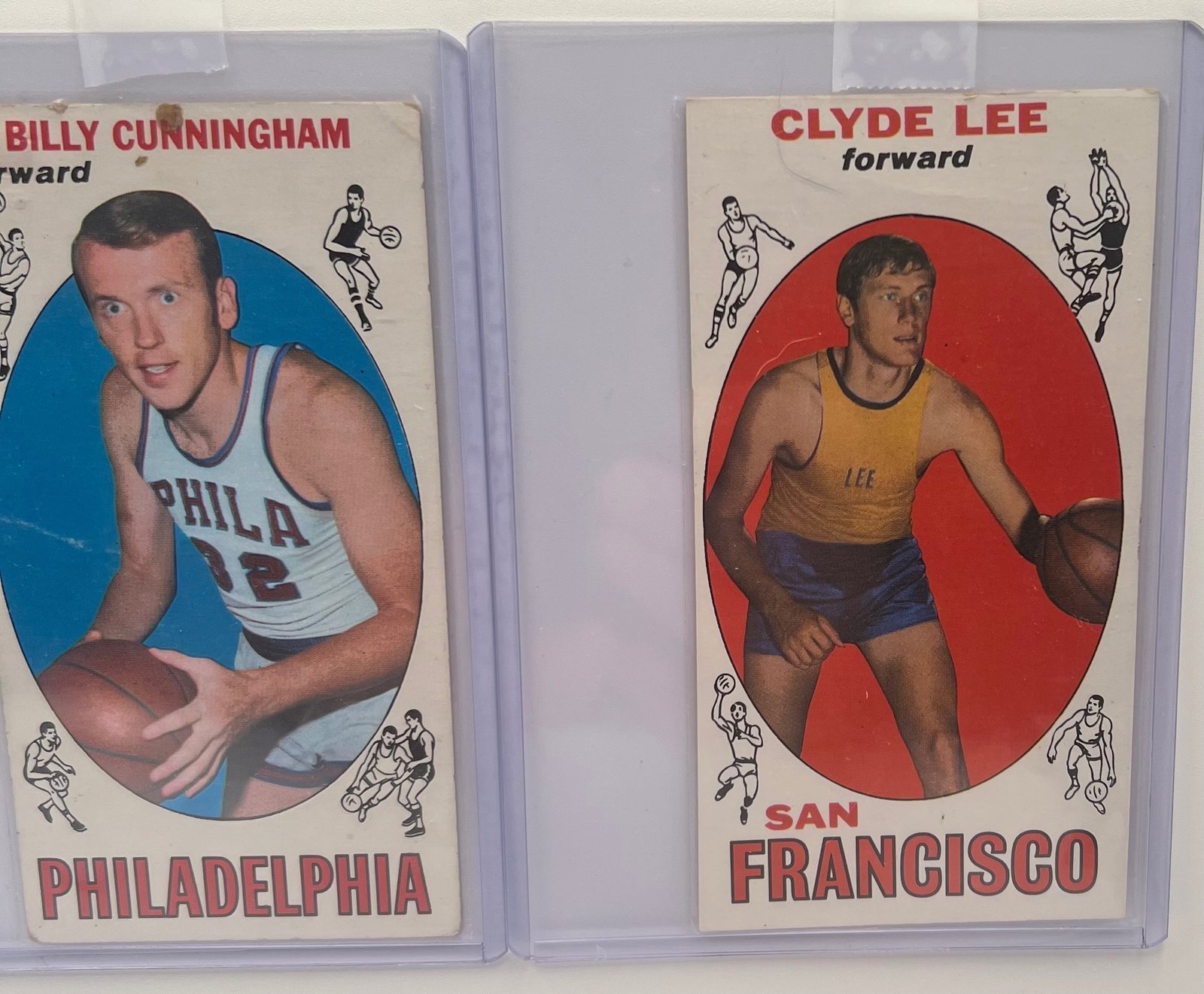 1969-70 Topps Tall Boy Basketball Lot 4 Cunningham Greer Scott Lee #1490 photo 3