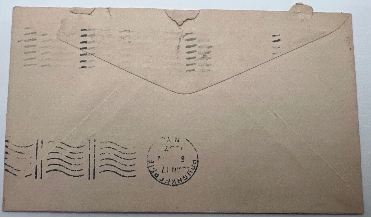 1907 New York County Sheriff’s Office Cover 2¢ Washington Scott 319 #1491 photo 8