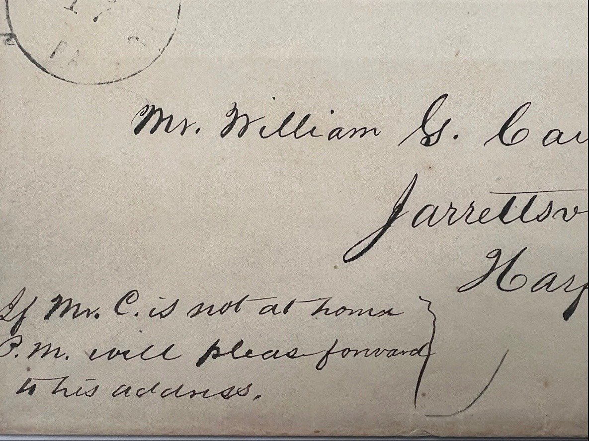 1860s Civil War Era Cover 3¢ Washington Scott 65 Maryland Postal History #1492 photo 10