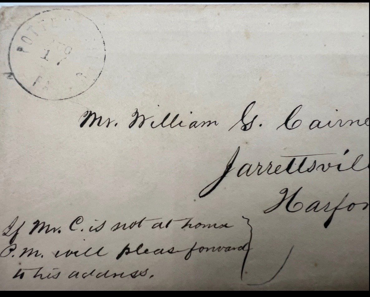 1860s Civil War Era Cover 3¢ Washington Scott 65 Maryland Postal History #1492 photo 3