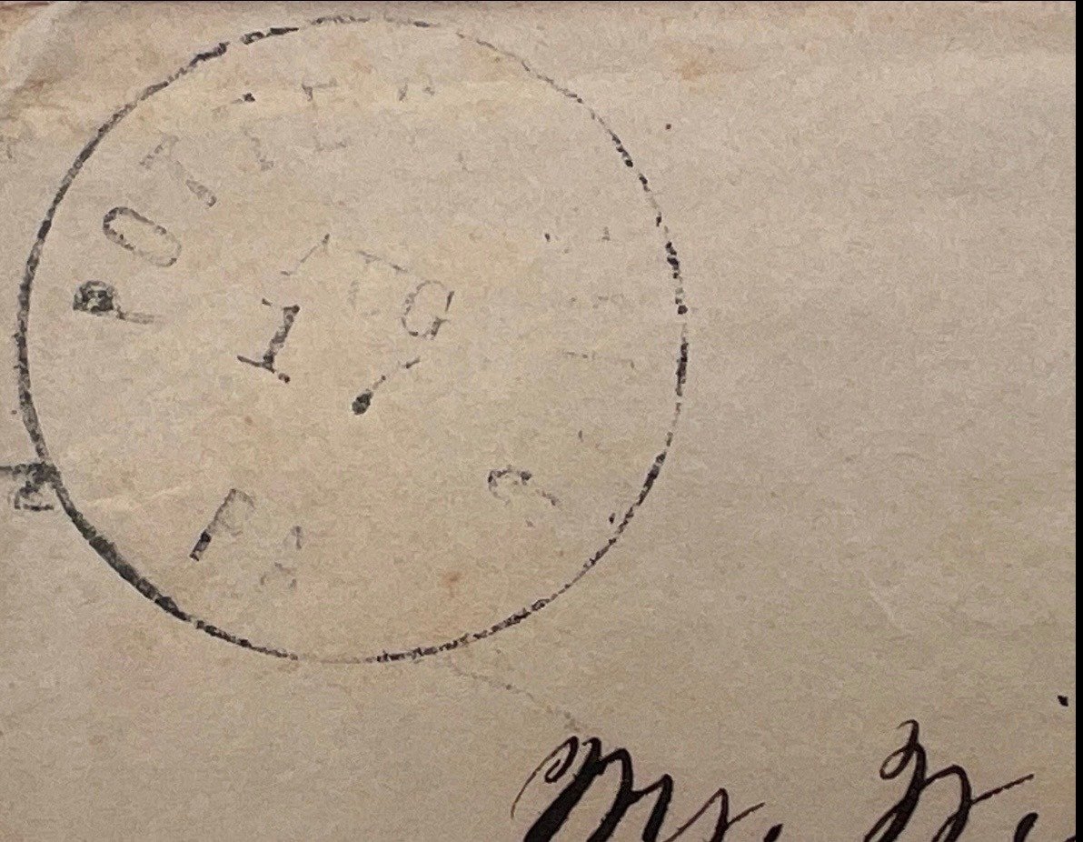 1860s Civil War Era Cover 3¢ Washington Scott 65 Maryland Postal History #1492 photo 8