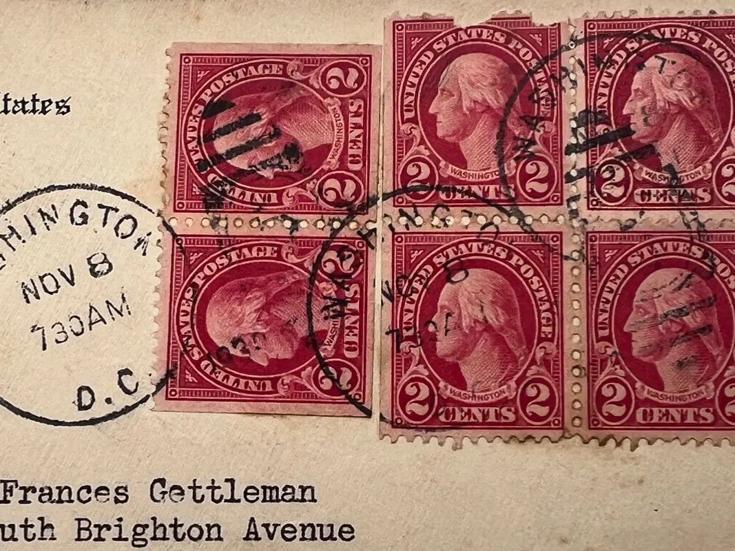 1930 Supreme Court Wilbur Friedman Harlan Stone Special Delivery Cover #1503 photo 4