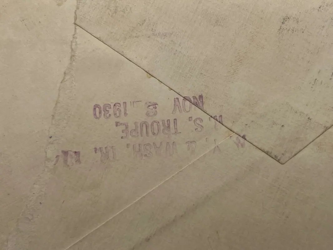 1930 Supreme Court Wilbur Friedman Harlan Stone Special Delivery Cover #1503 photo 11