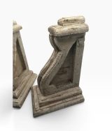 Pair of Distressed Carved Wooden Corbel Supports # #1518 photo 4