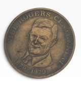 Will Rogers Centennial 1879–1979 Commemorative Medal in Case # #1514 photo 4