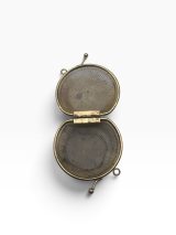 Vintage Round Metal Mesh Coin Purse with Hinged Frame # #1519 photo 3