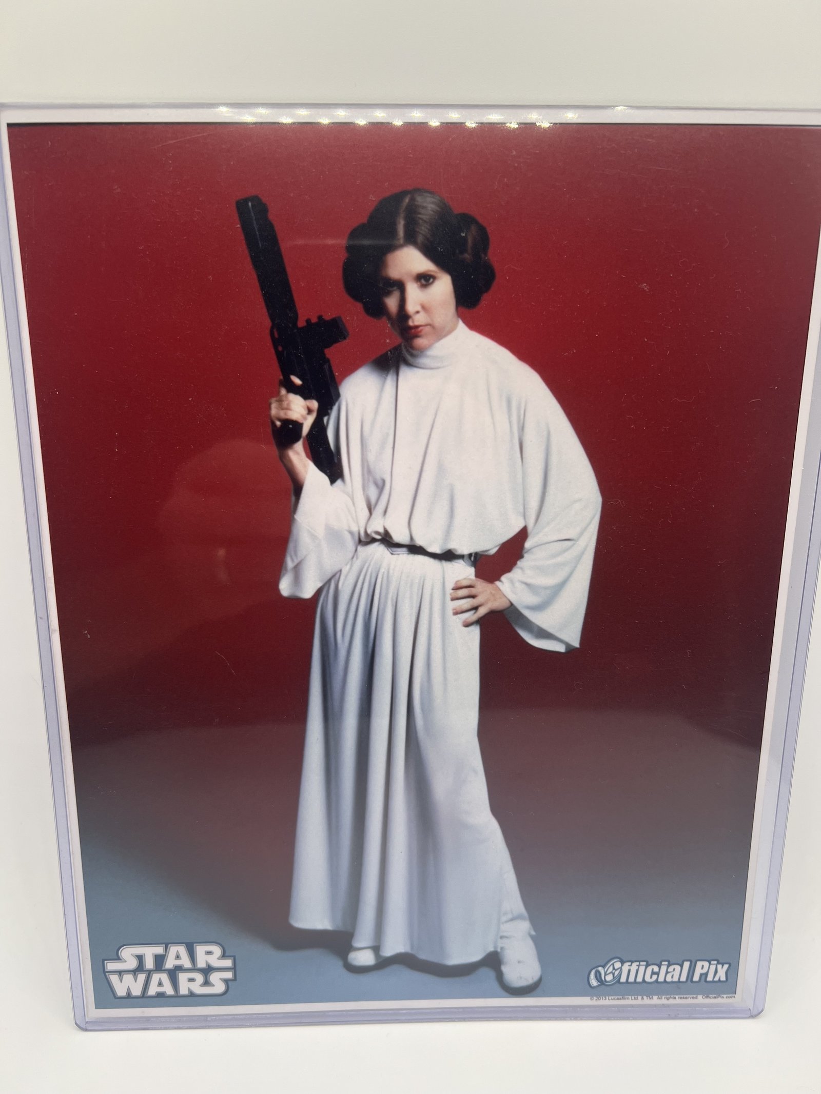 Star Wars Official Pix Carrie Fisher as Princess Leia Color Photo, 2013 # #1541