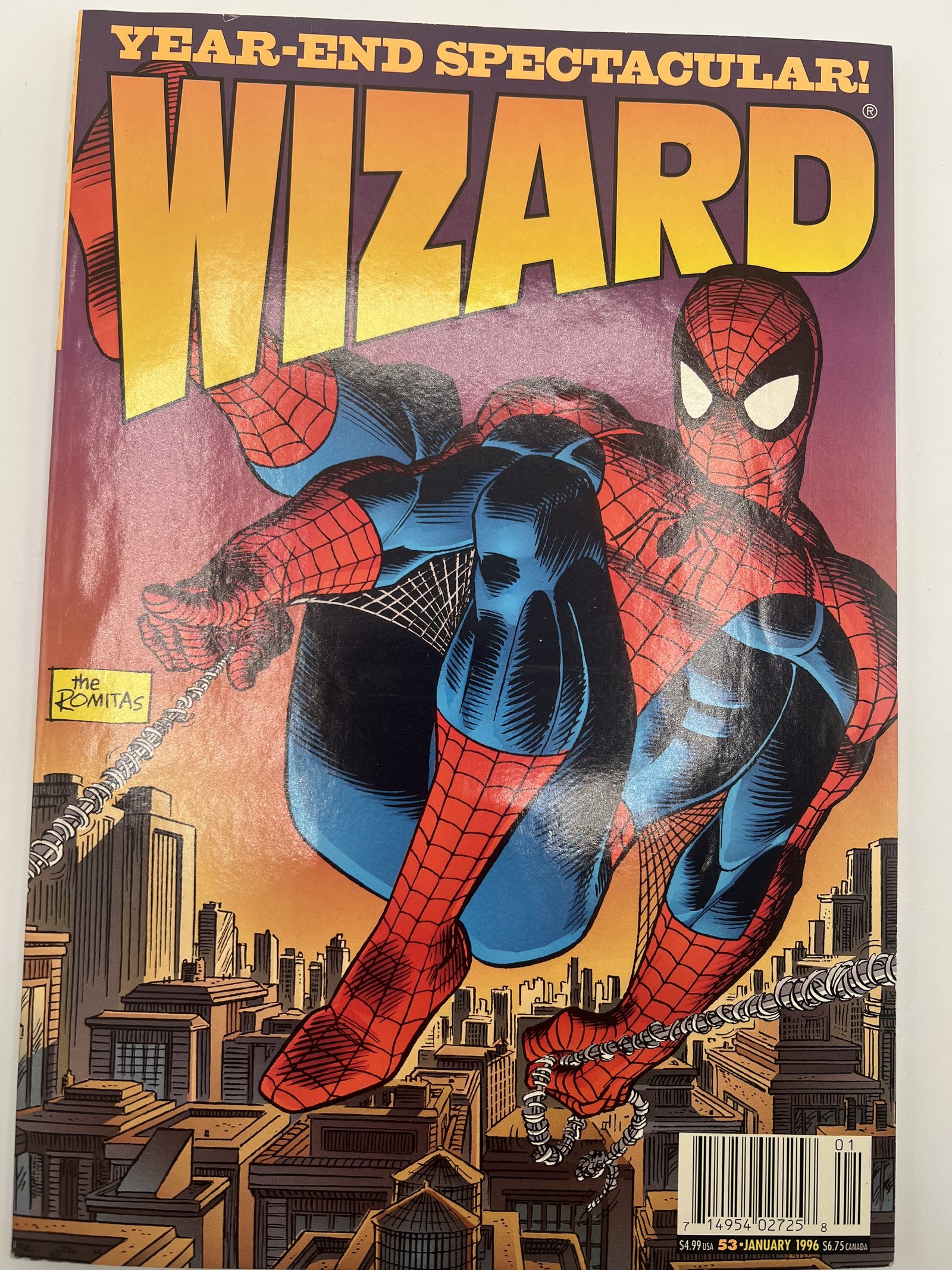 Wizard: The Comics Magazine #53 January 1996 Spider-Man Cover # #1547