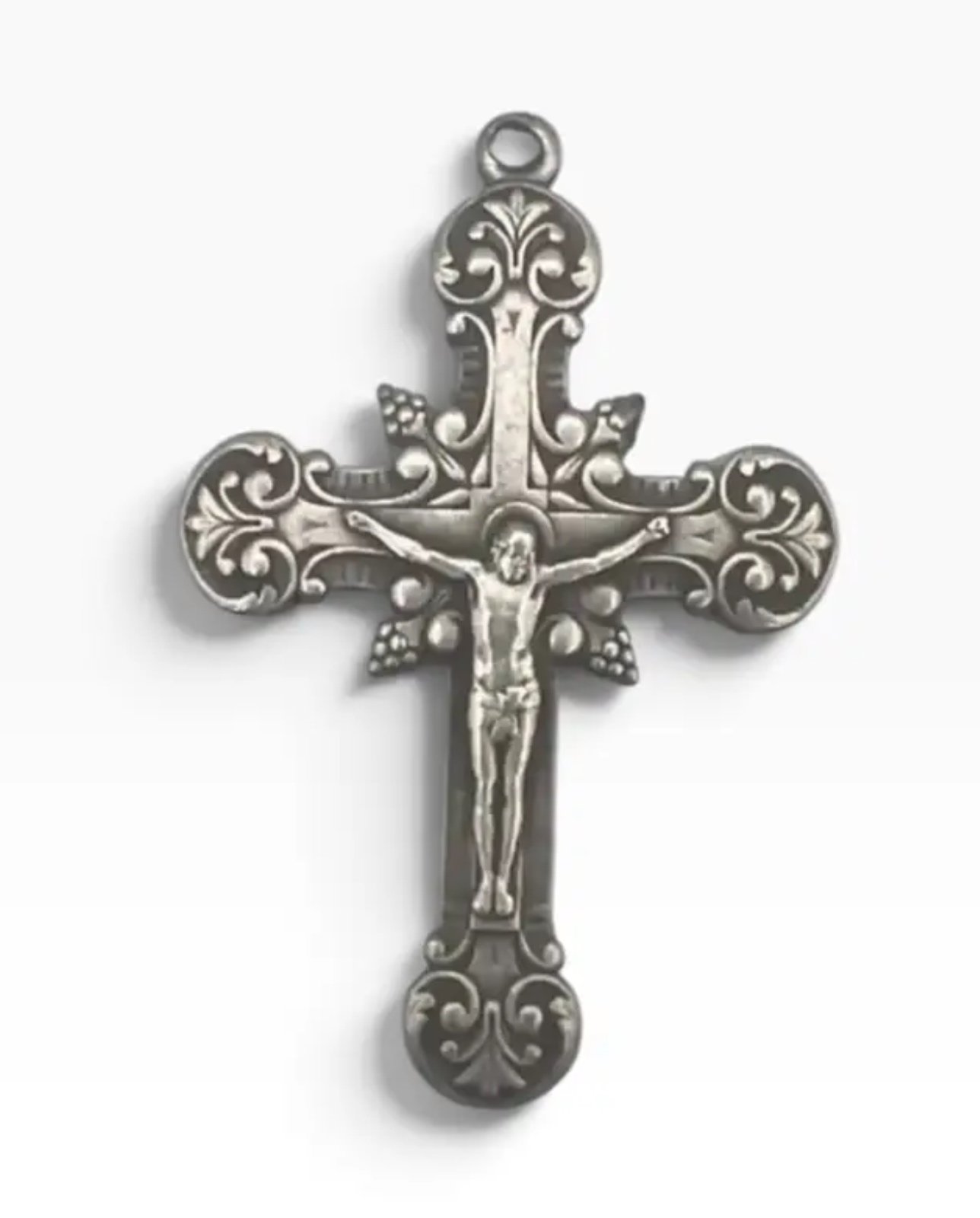 Ornate Crucifix Pendant with 84 Reverse Mark # 1517