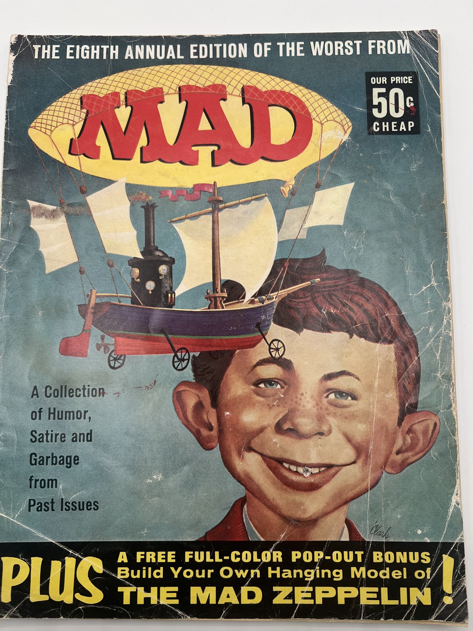 MAD Magazine Eighth Annual Edition, with MAD Zeppelin Model Insert # #1552