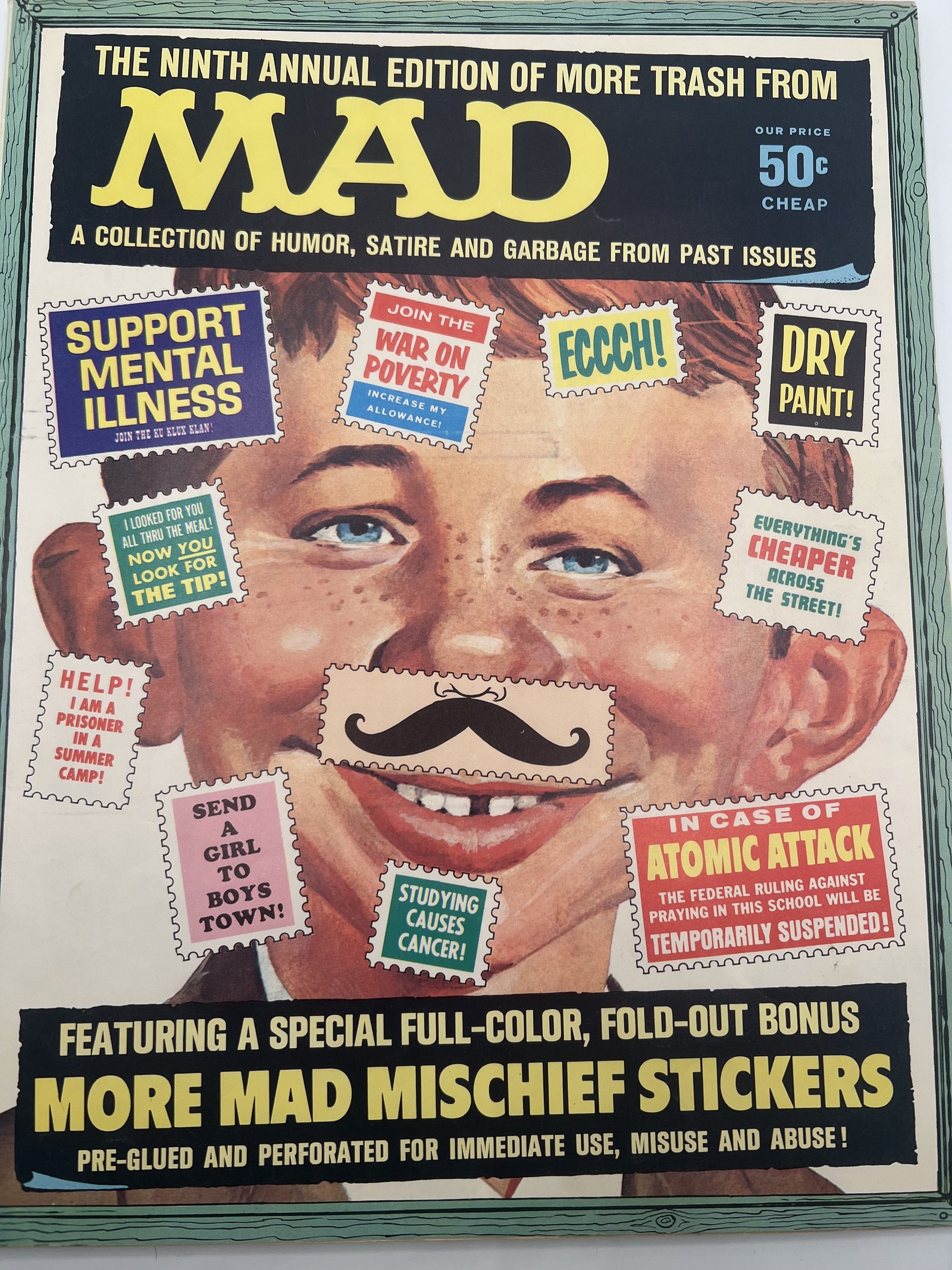 MAD: The Ninth Annual Edition of More Trash from MAD, 50¢ Vintage Magazine # #1554